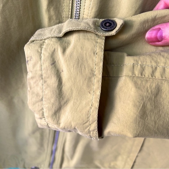 COLUMBIA CHARTREUSE GREEN LIGHTWEIGHT LONG JACKET SIZE LARGE - Picture 2 of 6